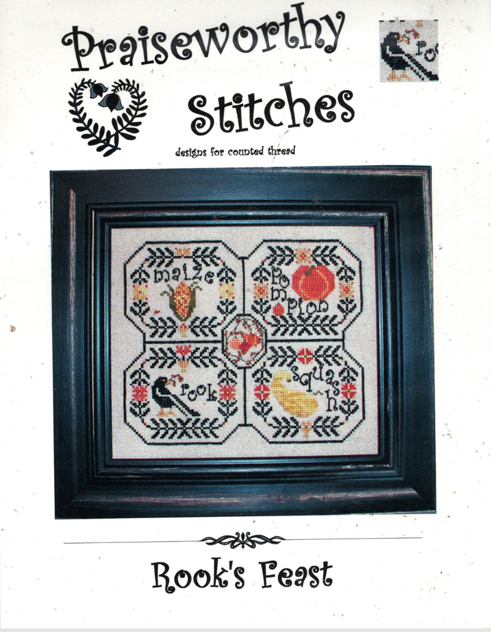 Praiseworthy Stitches Counted Cross stitch chart - Rook's Feast 2017 CHART ONLY